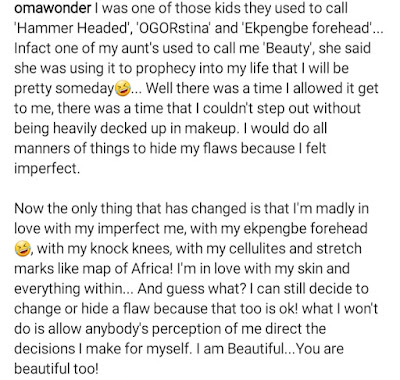 How Body Shaming affected me as a Kid - Singer, Omawumi
