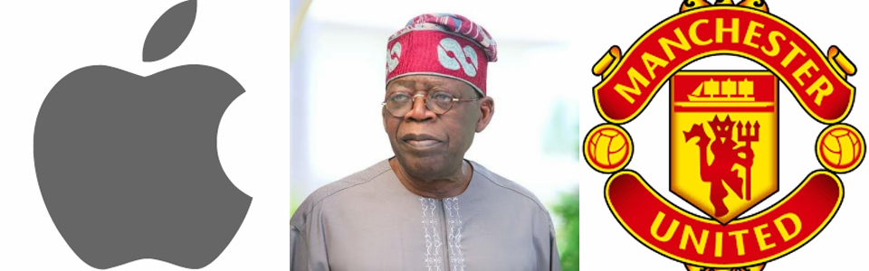 About Bola Tinubu's shares in Apple and Manchester United