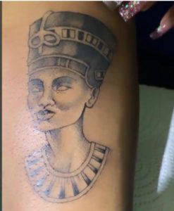 Radio Goddess, Moet Abebe Inks her 15th Tattoo